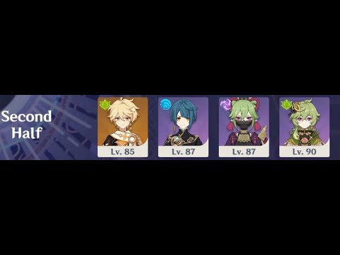 C1 Kuki Hyperbloom double dendro 2nd Half | Spiral Abyss 3.1 | Genshin Impact