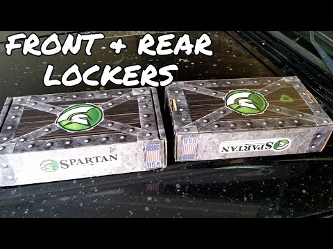 Cherokee XJ Spartan Lockers Front and Rear