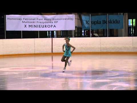 24 Viola SERGEJEVA MiniEuropa 2014 Silver Girls   Free Skating