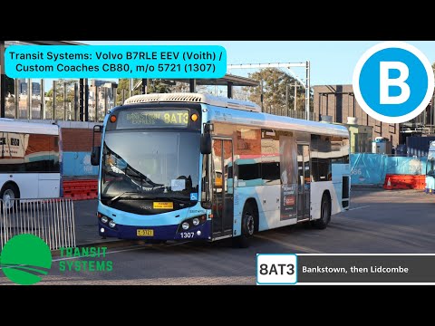 Transit Systems: Volvo B7RLE EEV (Voith) / Custom Coaches CB80, m/o 5721 (1307)