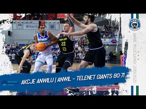 Akcje Anwilu | Anwil Włocławek - Telenet Giants Antwerpia 80:71