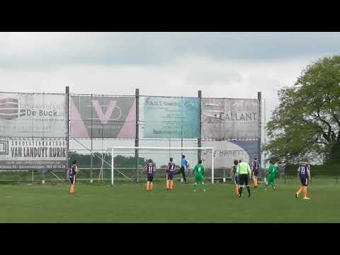 V.C. Eendr. Deftinge A - W.K. Sint-Goriks - Doelpunt 1 - V.C. Eendr. Deftinge A