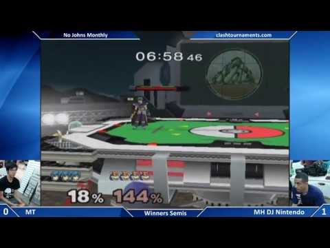 No Johns Monthly - MH DJ Nintendo vs MT - Winners Semis - SSBM