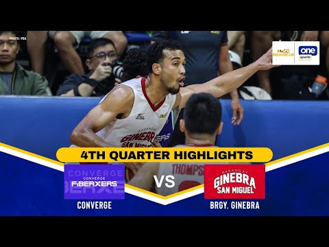 CONVERGE vs GINEBRA | 4TH QUARTER HIGHLIGHTS | QUARTERFINALS | PBA SEASON 50 PHILIPPINE CUP | DEC 28