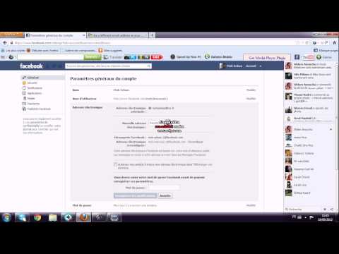 comment modifier l'adresse electronique principale sur facebook