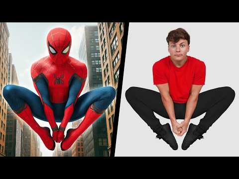 I Tried Spider-Man Stunts IN REAL LIFE!