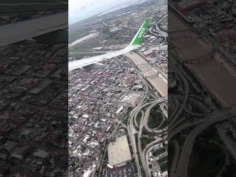 Despegue de Airbus A321 desde el aeropuerto de Tijuana.