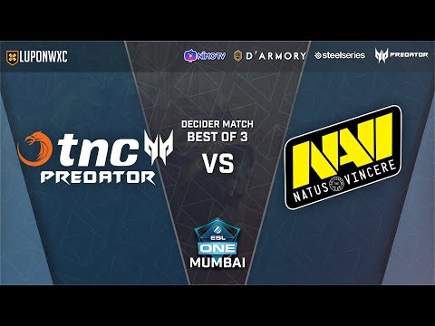 TNC Predator vs Natus Vincere Game 2 (BO3) | ESL One Mumbai 2019 Group Stage