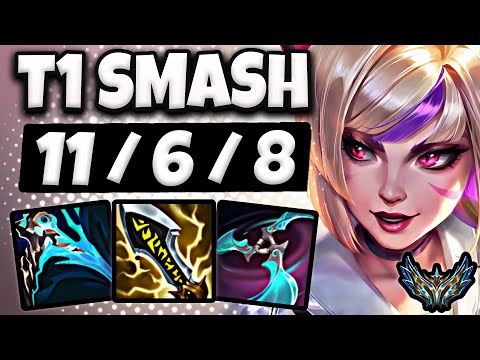 T1 Smash Xayah vs Ezreal [ ADC ] Korea Challenger 1491 LP | Patch 25.20