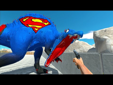 FPS AVATAR WITH PISTOL DEATH RUN - Animal Revolt Battle Simulator