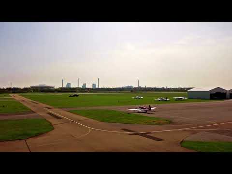 Timelapse Mannheim City Airport 08/04/2018