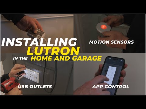 Installing Lutron Radio RA2 Outlets, Switches, and Motion Sensors