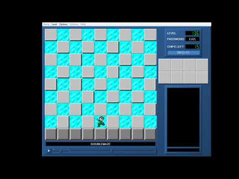 Chip's Challenge 1 Level 136 (Doublemaze) - 926 seconds