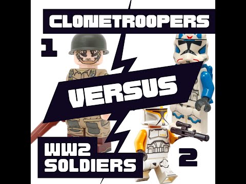 Clonetroopers VS WW2 U.S soldiers! - Marvel VS Star Wars Round 2