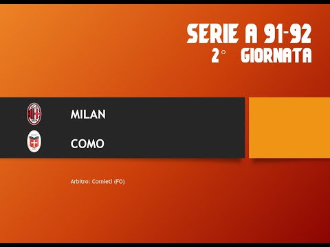immagine di anteprima del video: Old Subbuteo Serie A 91/92: 2° Milan-Como
