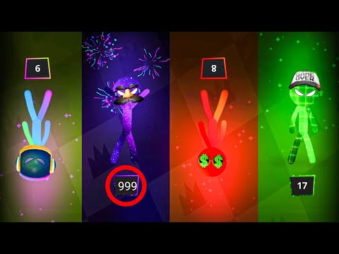 999 Stickman Random Party - Stickman Party 1 2 3 4 Player 2024 | DYAN