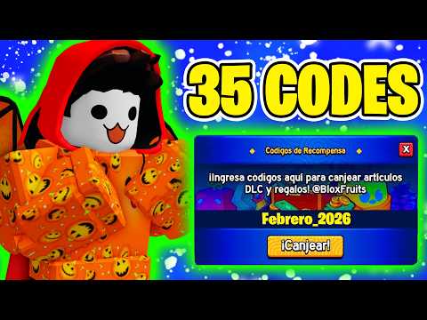 🚨 35 CODIGOS ACTIVOS DE BLOX FRUITS!! (FEBRERO 2026) 🚨