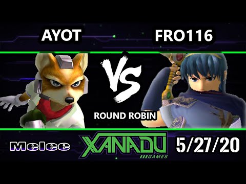 S@X 355 Online Round Robin - FRO116 (Marth) Vs. Ayot (Fox) Smash Ultimate - SSBM