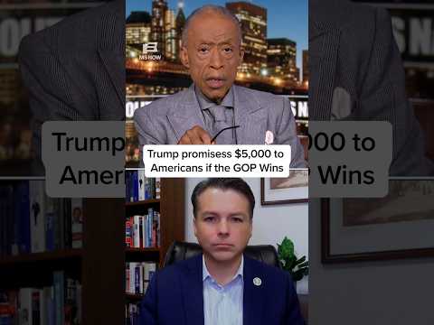 Trump Promises $5,000 to Americans if GOP Wins