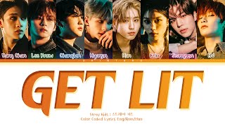 Stray Kids – Get Lit Lyrics (Color Coded Lyrics Eng/Rom/Han)