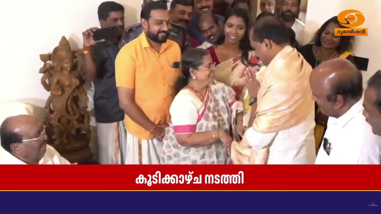 സൗഹൃദ സന്ദർശനം; തിരുവനന്തപുരം മേയർ V V രാജേഷ് വെള്ളാപ?