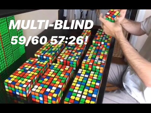Multi-Blind: 59/60 in 57:26 (Former World Best)