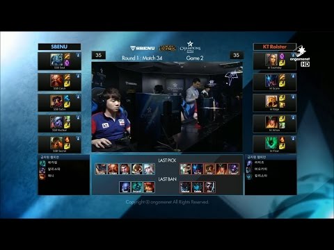 KT vs SSB Game 2 Highlights - KT ROLSTER vs SBENU SONICBOOM - Week 5 LCK Champions Korea Summer 2015