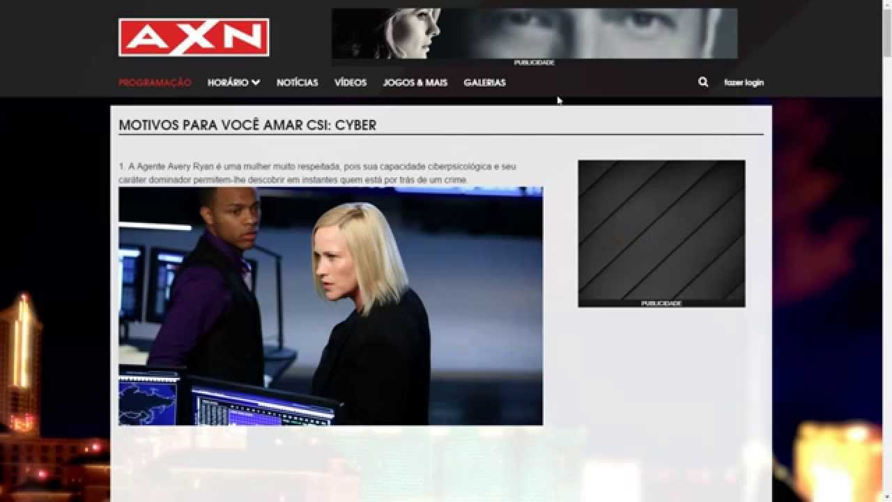 Banner Ad - AXN - CSI Cyber