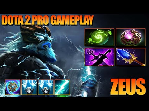 Zeus, the Lord of Heaven Mid Lane Carry | DOTA 2 Pro Gameplay | E Zayn Gaming