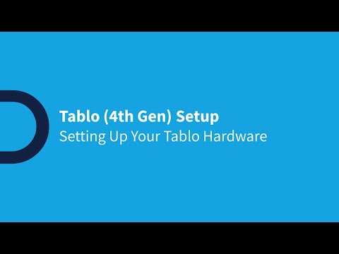 Tablo 4th Gen DVR - Module 4 - Setting Up Your Tablo Hardware