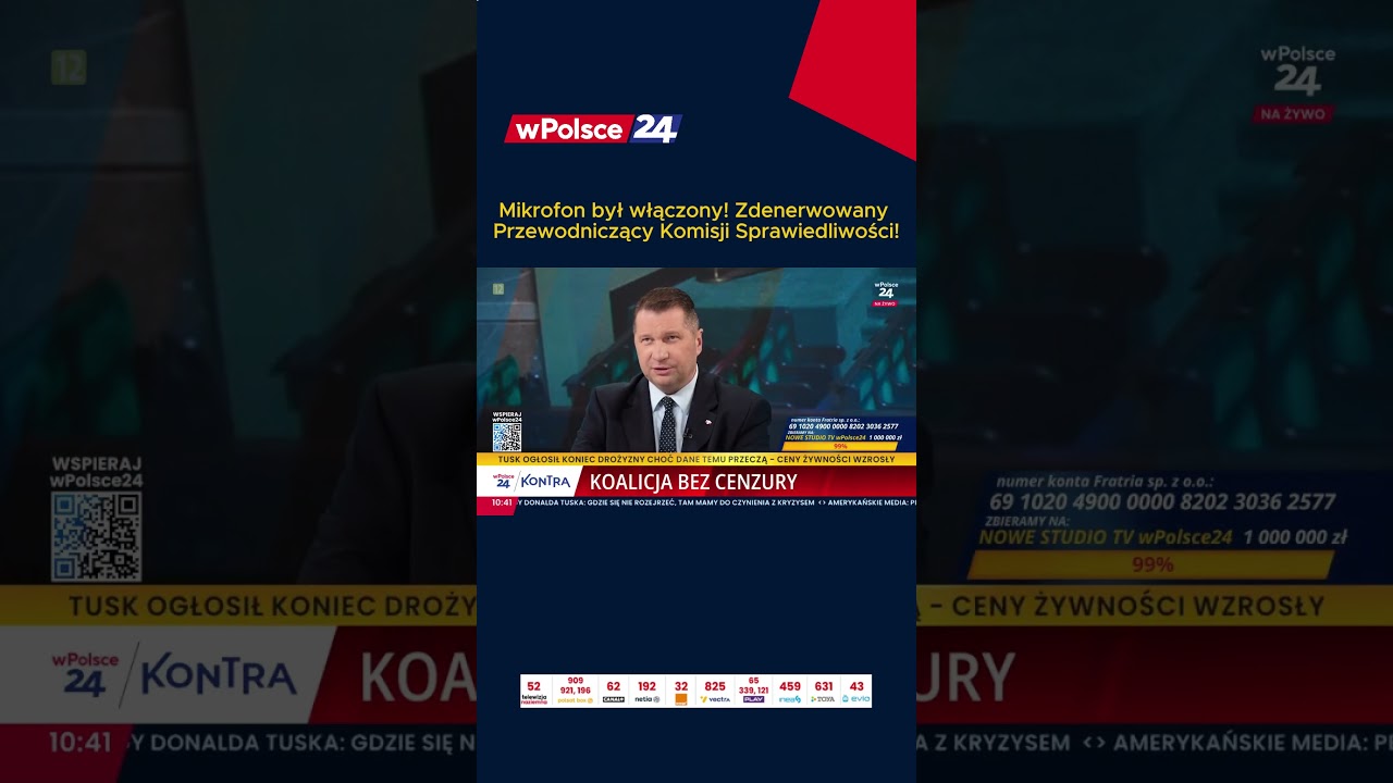 Big mistake! The microphone was on! The Chairman of the Justice Committee was upset!