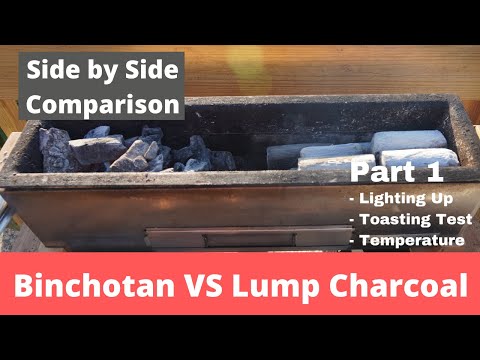 What Is The Best Charcoal For Yakitori? - Binchotan vs Lump Side by Side comparison Part 1