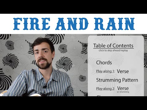 How To Play "Fire and Rain" by James Taylor - EASY STRUMMING VERSION FOR BEGINNERS