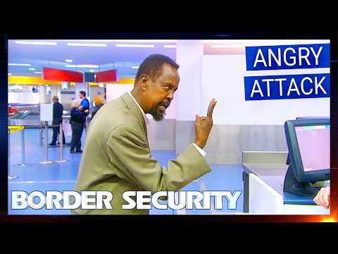 Aggressive Man Believes He's Been Racially Targeted | S2 Ep 7 | Border Security Australia