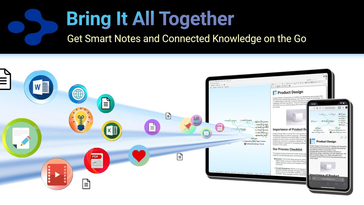 Bring It All Together. Get Smart Notes and Connected Knowledge on the Go. - YouTube
