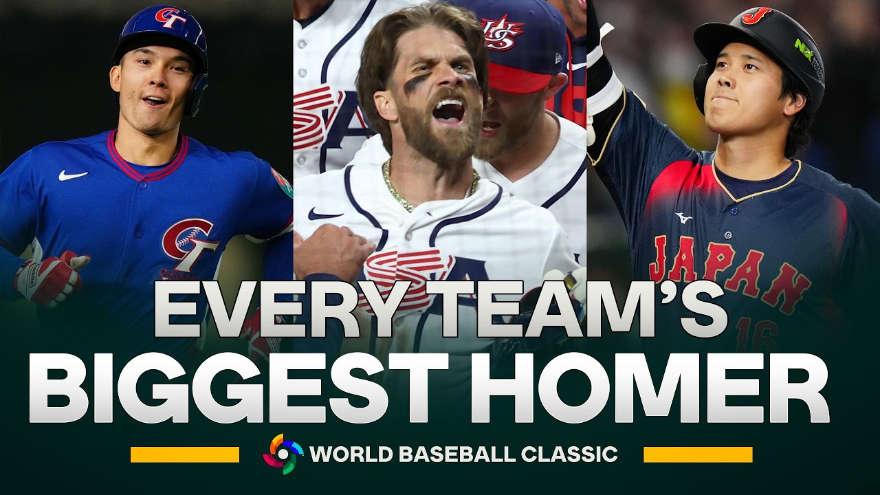 EVERY country's BIGGEST homer in the 2026 World Baseball Classic 💥 (Ft. Ohtani, Soto,  Pasquantino)