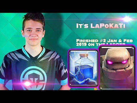 🔥Lapokati gameplays 👈Golem Lightning DECK - Clash Royale