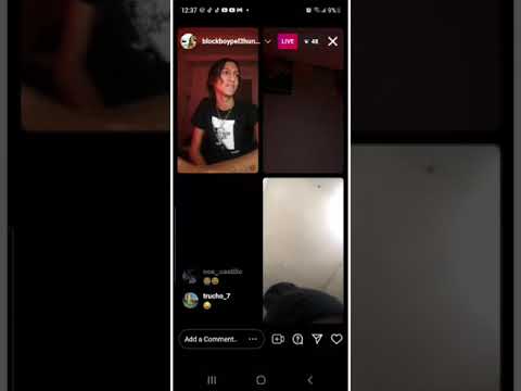 Gxsz rsn  -members and papuV8  beefing whit  Dblock lil dick MAX on LIVE