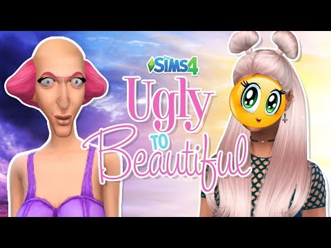 Sims 4 - Ugly To Beauty Challenge CAS