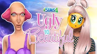 Sims 4 - Ugly To Beauty Challenge CAS
