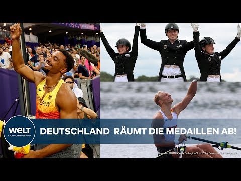 OLYMPIA 2024: Deutschland räumt ab - Das ist der Medaillenspiegel