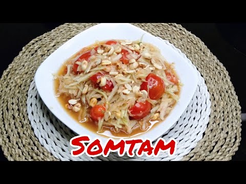 Resep Somtam, Saladnya Orang Thailand, Manis, Asam, Asin, Segerrr. Enak Rasanya