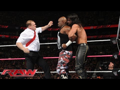 The Dudley Boyz vs. Seth Rollins & Corporate Kane: Raw, Oct. 5, 2015