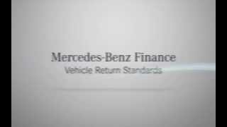 Mercedes-Benz Finance: Vehicle Return Standards - Bodywork & Paintwork