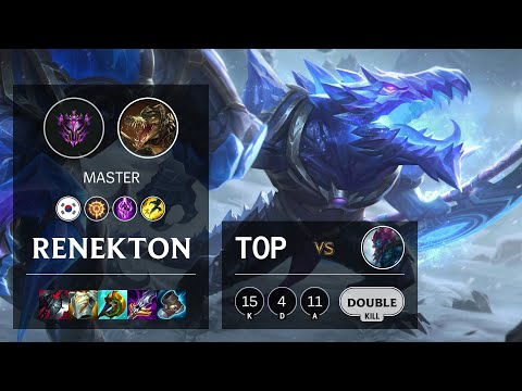 Renekton Top vs Trundle - KR Master Patch 10.24