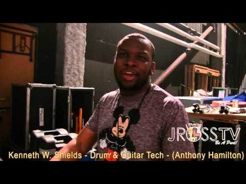 James Ross @ (Drum/Guitar Tech) - Kenneth Shields - (Anthony Hamilton Band) - www.Jross-tv.com