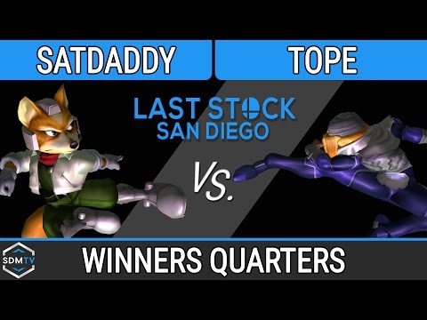 LSSD 87 - satdaddy (Fox) vs. Tope (Sheik) - SSBM Winners Quarters - Smash Melee