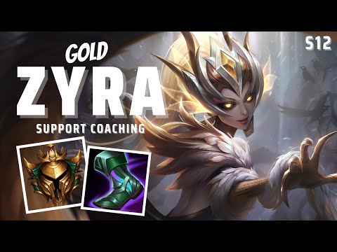 How to improve skillshot accuracy + how to position when your ADC INTS | Gold Zyra Support Coaching