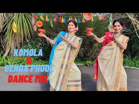 Bengali Dance Mix-Komola x Genda Phool | DanceriansStudio Bangla Folk Inspired Choreography