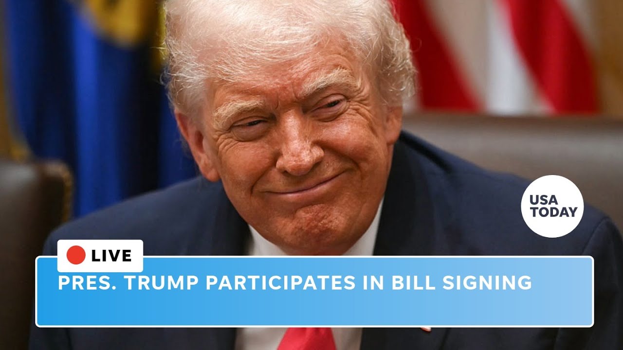 Pres. Trump participates in bill signing
